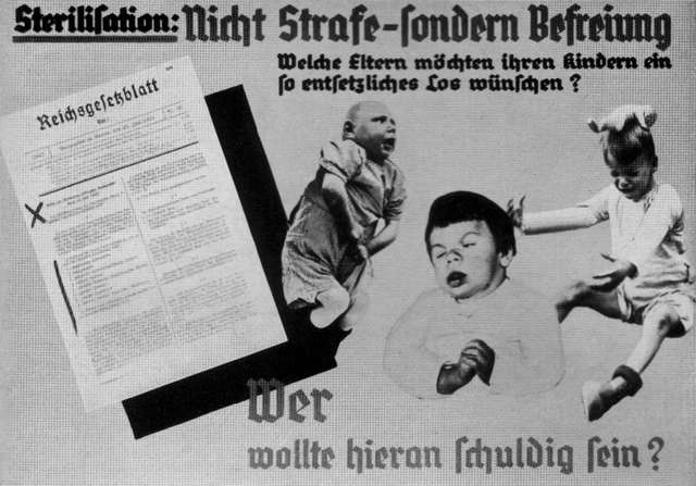 Bild: Ausstellungsbild des Rassenpolitischen Amtes, 1936