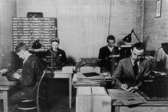 Bild: Verwaltung der Anstalt Meseritz-Obrawalde, um 1943